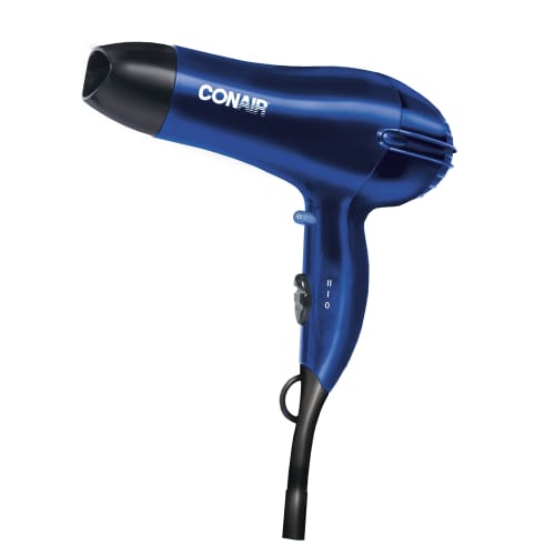 Conair 318RC Mid-Size Hair Dryer, 1875W, Blue